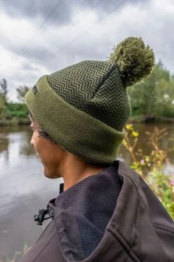 Korum Thermal Beanie Hat - Black/Olive -Ians Fishing Tackle Sale AkYvz jw