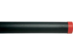 Plastic Rod Tube Black 6ft 6in X 3 Inch Diameter - 5 Pack