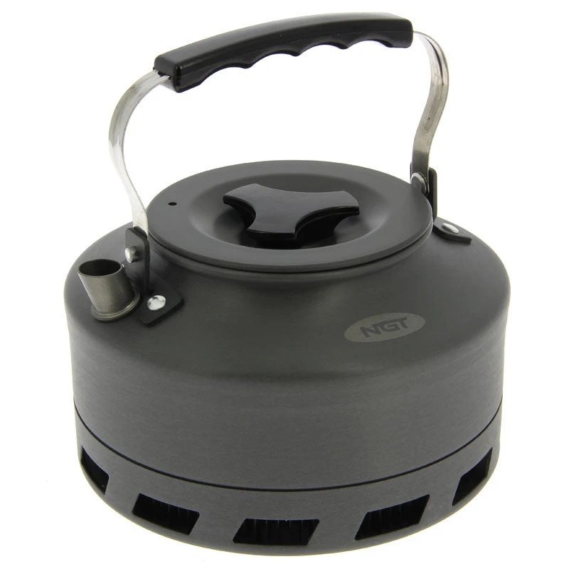 NGT 1.1 Litre Fast Boil Aluminium Kettle NGT 1.1 Litre Fast Boil Aluminium Kettle -Ians Fishing Tackle Sale FCC KETTLE 1.1 FB 2