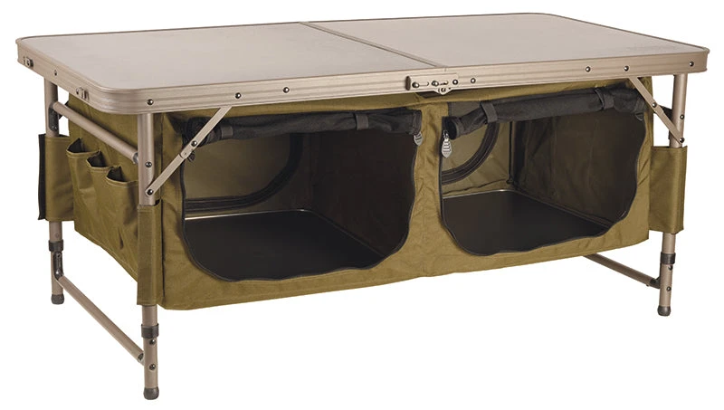 Fox Session Table With Storage Fox Session Table With Storage -Ians Fishing Tackle Sale